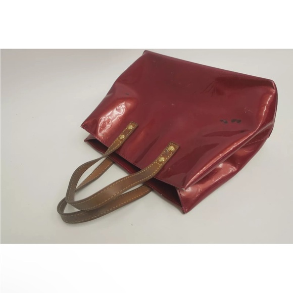 LOUIS VUITTON Reade PM Red Vernis Mini Bag Handbag - Picture 5 of 16